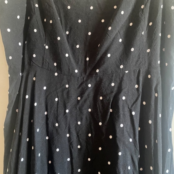 Old Navy Polka Dots Black White Dress - Picture 3 of 7
